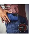 Hurtownia GSM - Pancerne etui Zizo Bolt Cover Samsung Galaxy S21 ze szkłem 9H na ekran + podstawka & uchwyt do paska (niebieski/czarny) - ZIZ070BLUBLK - {ean13} - Hurt
