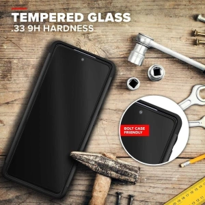 Hurtownia GSM - Pancerne etui Zizo Bolt Cover Samsung Galaxy S20 FE ze szkłem 9H na ekran + podstawka & uchwyt do paska (czarny) - ZIZ071BLK - {ean13} - Hurt