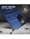 Hurtownia GSM - Pancerne etui Zizo Bolt Cover Samsung Galaxy S20 FE ze szkłem 9H na ekran + podstawka & uchwyt do paska (niebieski/czarny) - ZIZ072BLUBLK - {ean13} - Hurt