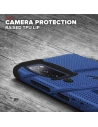 Hurtownia GSM - Pancerne etui Zizo Bolt Cover Samsung Galaxy S20 FE ze szkłem 9H na ekran + podstawka & uchwyt do paska (niebieski/czarny) - ZIZ072BLUBLK - {ean13} - Hurt