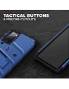 Hurtownia GSM - Pancerne etui Zizo Bolt Cover Samsung Galaxy S20 FE ze szkłem 9H na ekran + podstawka & uchwyt do paska (niebieski/czarny) - ZIZ072BLUBLK - {ean13} - Hurt