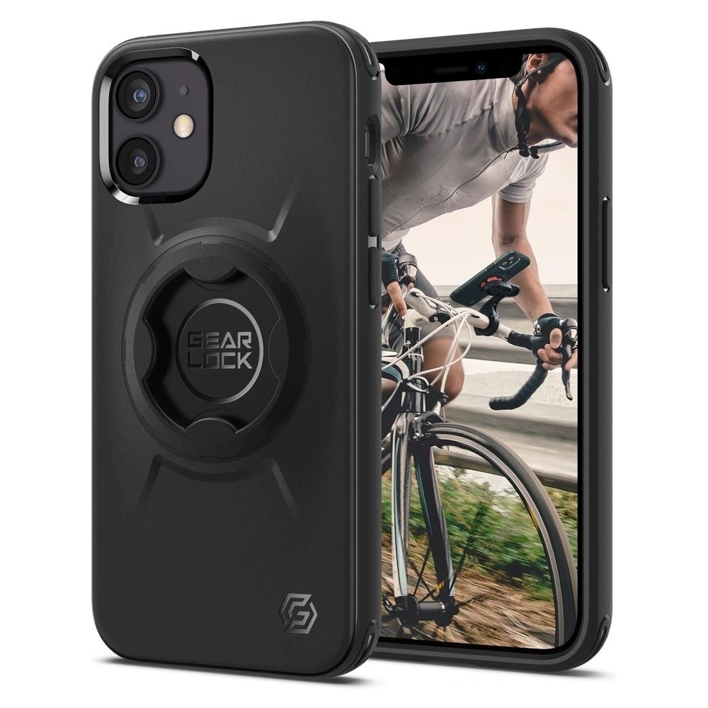 Wholesale Spigen Gearlock GCF133 Bike Mount Case Apple iPhone 12 mini Black - SPN1483BLK - {ean13} - Hurt
