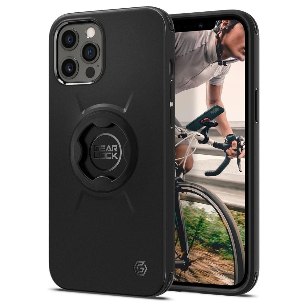 Hurtownia GSM - Etui Spigen Gearlock GCF132 Bike Mount Case Apple iPhone 12/12 Pro Black - SPN1484BLK - {ean13} - Hurt