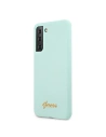Hurtownia GSM - Etui Guess GUHCS21MLSLMGLB Samsung Galaxy S21+ Plus blue hardcase Silicone Script Metal Logo - GUE942BLU - {ean13} - Hurt