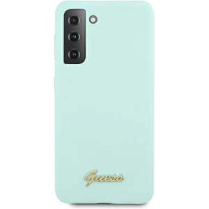 Hurtownia GSM - Etui Guess GUHCS21MLSLMGLB Samsung Galaxy S21+ Plus blue hardcase Silicone Script Metal Logo - GUE942BLU - {ean13} - Hurt