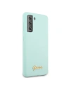 Wholesale Guess GUHCS21MLSLMGLB Samsung Galaxy S21+ Plus blue hardcase Silicone Script Metal Logo - GUE942BLU - {ean13} - Hurt