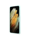 Wholesale Guess GUHCS21MLSLMGLB Samsung Galaxy S21+ Plus blue hardcase Silicone Script Metal Logo - GUE942BLU - {ean13} - Hurt