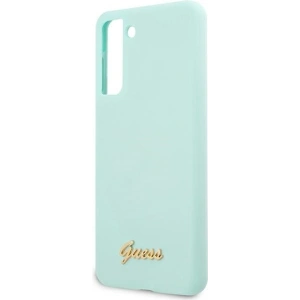 Hurtownia GSM - Etui Guess GUHCS21MLSLMGLB Samsung Galaxy S21+ Plus blue hardcase Silicone Script Metal Logo - GUE942BLU - {ean13} - Hurt