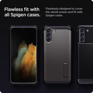 Hurtownia GSM - Szkło hartowane Spigen GLAS.tR ez Fit Samsung Galaxy S21+ Plus [2 PACK] - SPN1486 - {ean13} - Hurt
