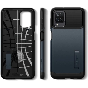 Hurtownia GSM - Etui Spigen Slim Armor Samsung Galaxy A12 Metal Slate - SPN1488MTL - {ean13} - Hurt