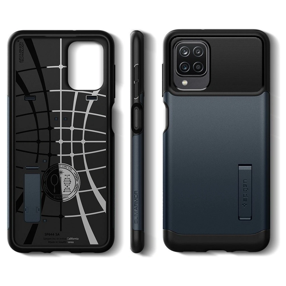 Wholesale Spigen Slim Armor Samsung Galaxy A12 Metal Slate - SPN1488MTL - {ean13} - Hurt