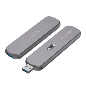 Hurtownia GSM - Obudowa dysku SATA M.2 SSD BlitzWolf BW-SSDE5 B-key, 5Gbps, USB-A - BLZ318 - {ean13} - Hurt
