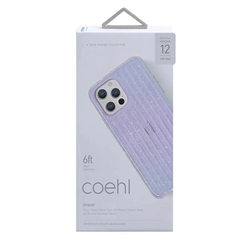 Etui UNIQ Coehl Linear Apple iPhone 12 Pro Max stardust