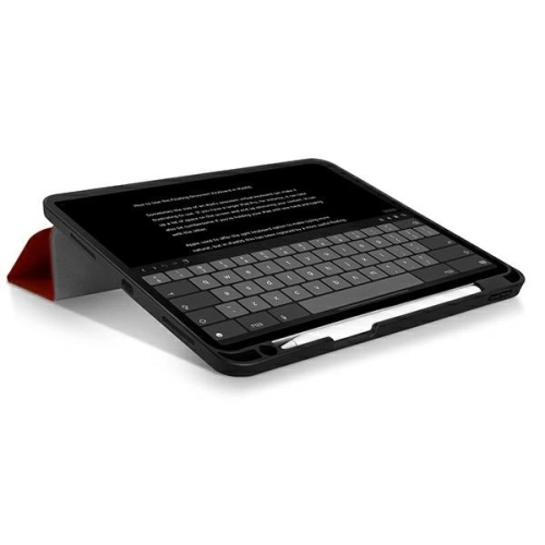 Etui UNIQ Transforma Rigor Apple iPad Air 10.9 2020/2022 (4. i 5. generacji) / iPad Air 11 2024 (6. generacji) czerwony/coral red Antimicrobial