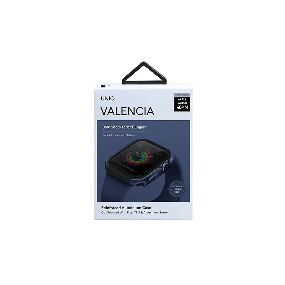 Hurtownia GSM - Case UNIQ Valencia Apple Watch Series 4/5/6/7/SE/8/9 40/41MM blau/atlantic blue - UNIQ353BLU - {ean13} - Hurt