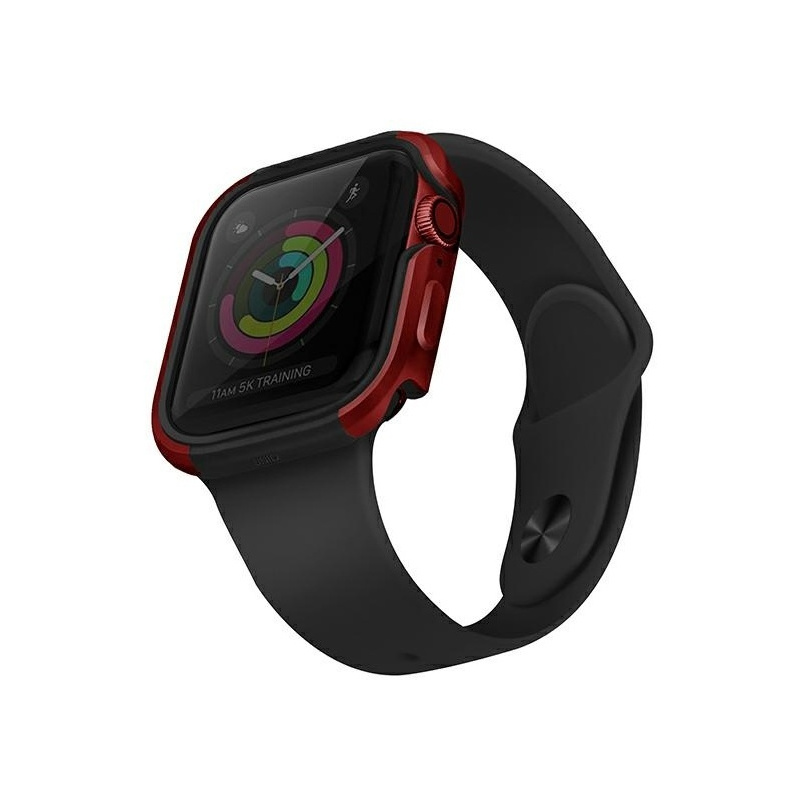 Uniq Distributor - 8886463675533 - UNIQ354RED - UNIQ Valencia Apple Watch Series 4/5/6/SE 44mm crimson red - B2B homescreen