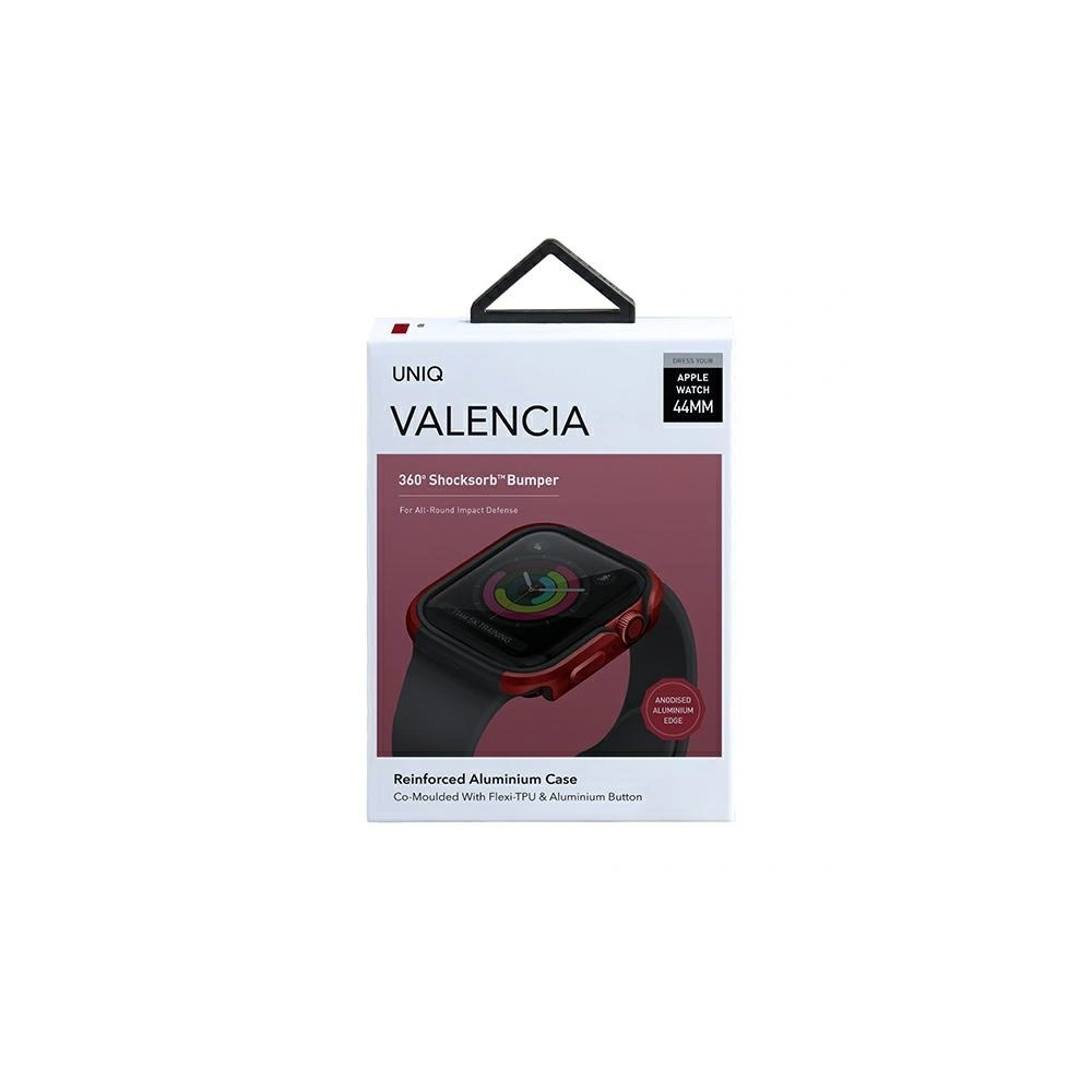 Wholesale UNIQ Valencia case Apple Watch Series 4/5/6/7/8/9/SE 44/45mm red/crimson red - UNIQ354RED - {ean13} - Hurt