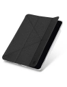 Etui UNIQ Yorker Kanvas Apple iPad Air 10.9 2020/2022 (4. i 5. generacji) / iPad Air 11 2024 (6. generacji) czarny/obsidian knit black Antimicrobial