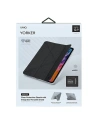 Hurtownia GSM - Etui UNIQ Yorker Kanvas Apple iPad Air 10.9 2020/2022 (4. i 5. generacji) / iPad Air 11 2024 (6. generacji) czarny/obsidian knit black Antimicrobial - UNIQ356BLK - {ean13} - Hurt