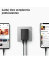 Hurtownia GSM - UNIQ Ładowarka sieciowa Votre Slim Duo 20W USB-C + USB-A czarny/charcoal black - UNIQ359BLK - {ean13} - Hurt