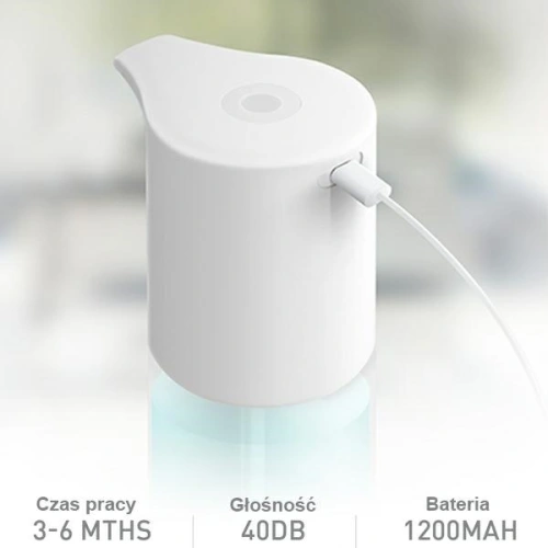 LYFRO Veso automatyczny dozownik do mydła biały/white