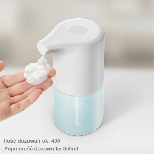 LYFRO Veso automatyczny dozownik do mydła biały/white