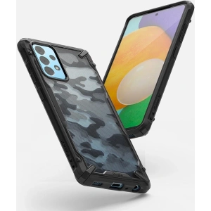 Hurtownia GSM - Etui Ringke Fusion-X Design Samsung Galaxy A52/A52s Camo (Moro) Black - RGK1351MOB - {ean13} - Hurt