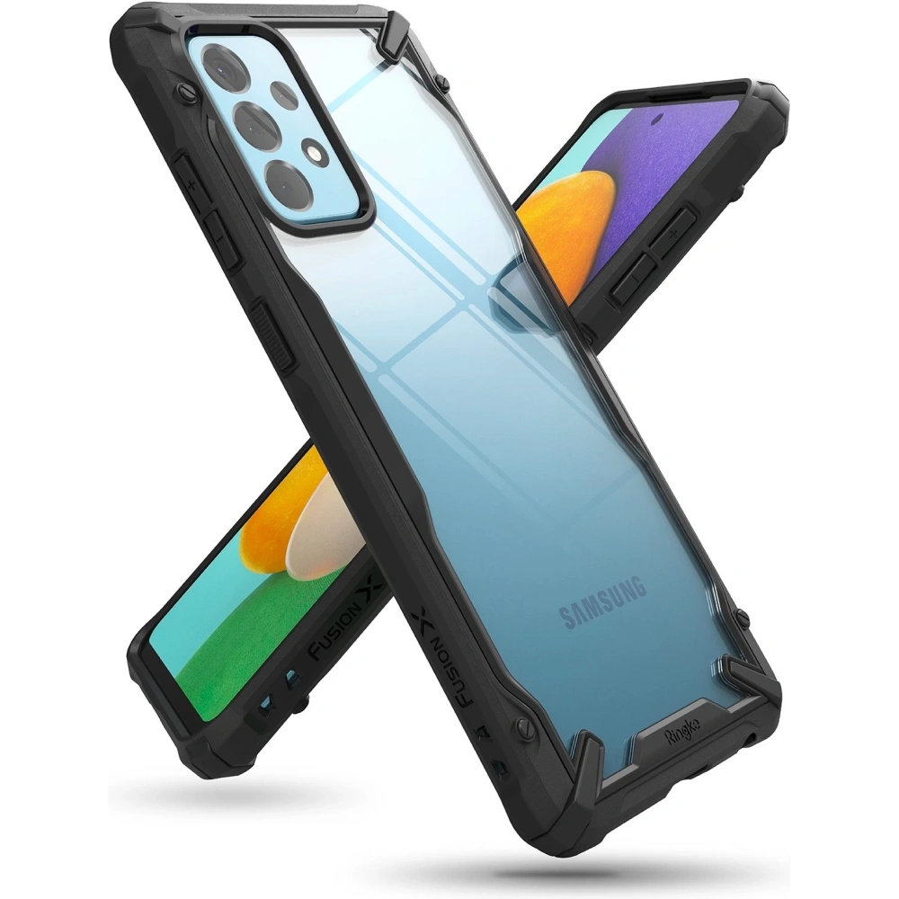 Hurtownia GSM - Etui Ringke Fusion-X Samsung Galaxy A52/A52s Black - RGK1350BLK - {ean13} - Hurt