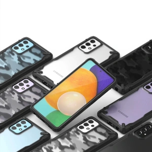 Hurtownia GSM - Etui Ringke Fusion-X Design Samsung Galaxy A52/A52s Camo (Moro) Black - RGK1351MOB - {ean13} - Hurt