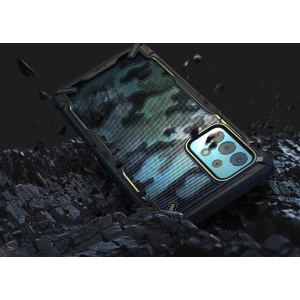 Hurtownia GSM - Etui Ringke Fusion-X Design Samsung Galaxy A52/A52s Camo (Moro) Black - RGK1351MOB - {ean13} - Hurt