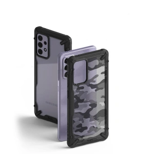 Hurtownia GSM - Etui Ringke Fusion-X Design Samsung Galaxy A72 5G Camo (Moro) Black - RGK1354MOB - {ean13} - Hurt