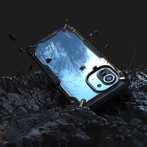Hurtownia GSM - Etui Ringke Fusion-X Design Xiaomi Mi 11 Camo (Moro) Black - RGK1358MOB - {ean13} - Hurt