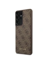 Hurtownia GSM - Etui Guess GUHCS21LG4GFBR Samsung Galaxy S21 Ultra brązowy/brown hard case 4G Metal Gold Logo - GUE944BR - {ean13} - Hurt
