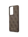 Hurtownia GSM - Etui Guess GUHCS21LG4GFBR Samsung Galaxy S21 Ultra brązowy/brown hard case 4G Metal Gold Logo - GUE944BR - {ean13} - Hurt