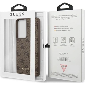 Hurtownia GSM - Etui Guess GUHCS21LG4GFBR Samsung Galaxy S21 Ultra brązowy/brown hard case 4G Metal Gold Logo - GUE944BR - {ean13} - Hurt