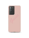 Hurtownia GSM - Etui Guess GUHCS21LLSVSPI Samsung Galaxy S21 Ultra różowy/pink hardcase Script Vintage - GUE948PNK - {ean13} - Hurt