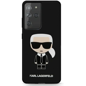 Hurtownia GSM - Etui Karl Lagerfeld KLHCS21LSLFKBK Samsung Galaxy S21 Ultra hardcase czarny/black Silicone Iconic - KLD462BLK - {ean13} - Hurt
