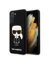 Etui Karl Lagerfeld KLHCS21MSLFKBK Samsung Galaxy S21+ Plus hardcase czarny/black Silicone Iconic
