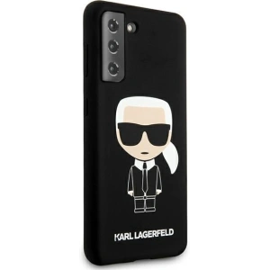 Hurtownia GSM - Etui Karl Lagerfeld KLHCS21MSLFKBK Samsung Galaxy S21+ Plus hardcase czarny/black Silicone Iconic - KLD464BLK - {ean13} - Hurt