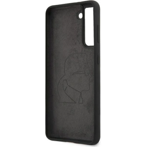Wholesale Karl Lagerfeld KLHCS21MSLFKBK Samsung Galaxy S21+ Plus hardcase black Silicone Iconic - KLD464BLK - {ean13} - Hurt