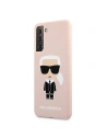 Wholesale Karl Lagerfeld KLHCS21MSLFKPI Samsung Galaxy S21+ Plus hardcase pink Silicone Iconic - KLD465PNK - {ean13} - Hurt