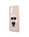 Hurtownia GSM - Etui Karl Lagerfeld KLHCS21MSLFKPI Samsung Galaxy S21+ Plus hardcase jasnoróżowy/pink Silicone Iconic - KLD465PNK - {ean13} - Hurt