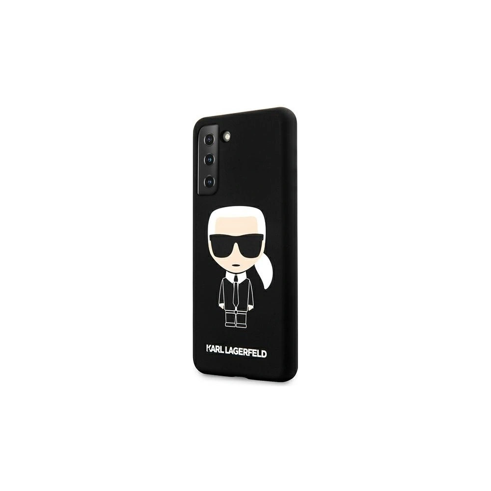 Hurtownia GSM - Etui Karl Lagerfeld KLHCS21SSLFKBK Samsung Galaxy S21 hardcase czarny/black Silicone Iconic - KLD466BLK - {ean13} - Hurt