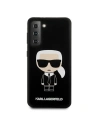 Hurtownia GSM - Etui Karl Lagerfeld KLHCS21SSLFKBK Samsung Galaxy S21 hardcase czarny/black Silicone Iconic - KLD466BLK - {ean13} - Hurt