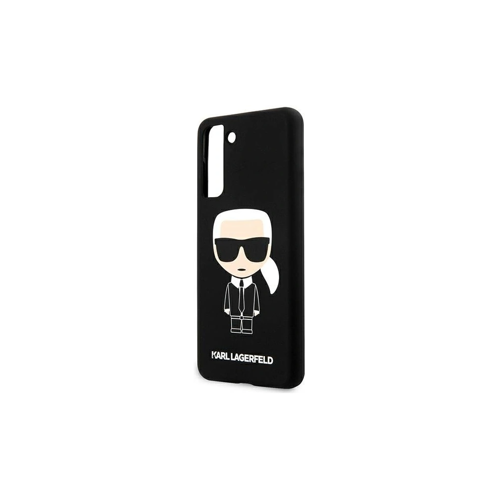 Wholesale Karl Lagerfeld KLHCS21SSLFKBK Samsung Galaxy S21 hardcase black Silicone Iconic - KLD466BLK - {ean13} - Hurt