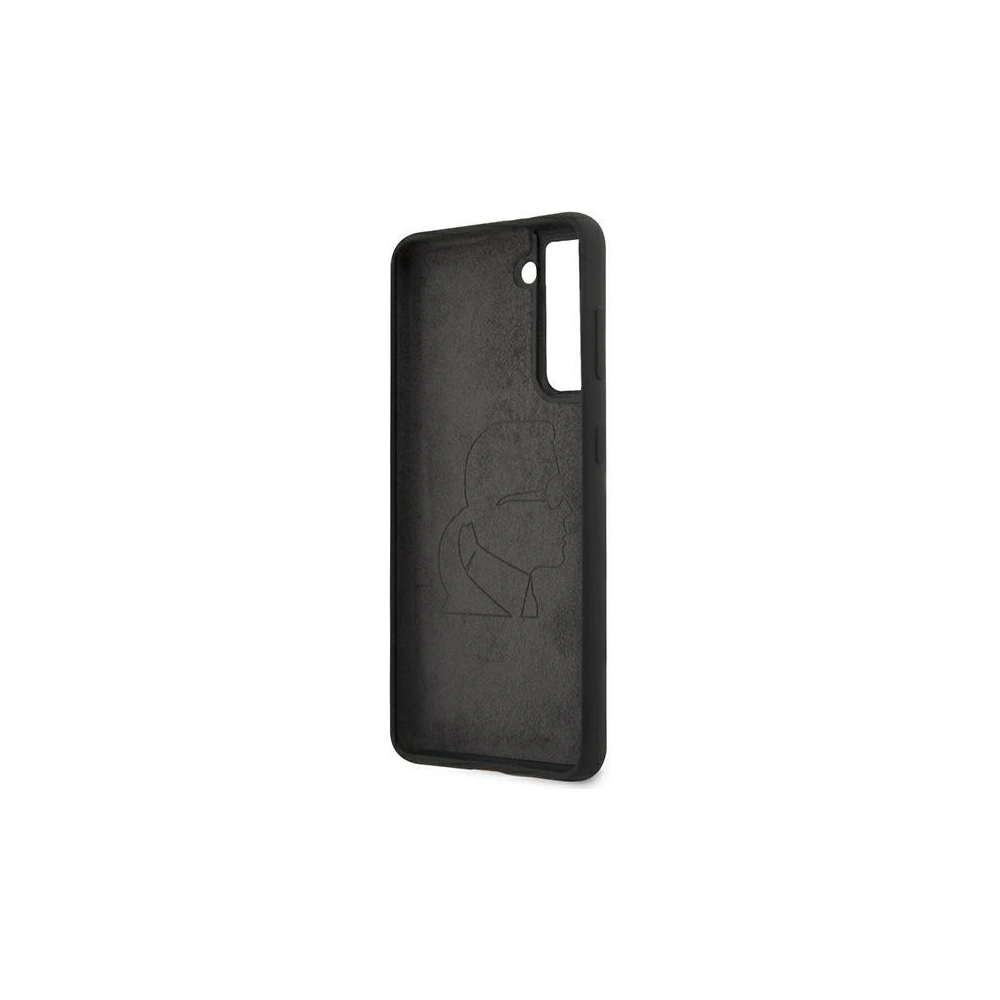 Wholesale Karl Lagerfeld KLHCS21SSLFKBK Samsung Galaxy S21 hardcase black Silicone Iconic - KLD466BLK - {ean13} - Hurt