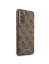 Hurtownia GSM - Etui Guess GUHCS21MG4GFBR Samsung Galaxy S21+ Plus brązowy/brown hard case 4G Metal Gold Logo - GUE949BR - {ean13} - Hurt