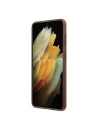 Hurtownia GSM - Etui Guess GUHCS21MG4GFBR Samsung Galaxy S21+ Plus brązowy/brown hard case 4G Metal Gold Logo - GUE949BR - {ean13} - Hurt