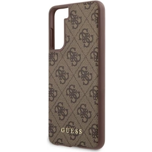 Hurtownia GSM - Etui Guess GUHCS21MG4GFBR Samsung Galaxy S21+ Plus brązowy/brown hard case 4G Metal Gold Logo - GUE949BR - {ean13} - Hurt