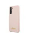 Hurtownia GSM - Etui Guess GUHCS21MLSLMGLP Samsung Galaxy S21+ Plus różowy/pink hardcase Silicone Script Metal Logo - GUE950PNK - {ean13} - Hurt